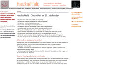 Desktop Screenshot of herzkraftfeld.de