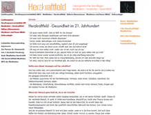 Tablet Screenshot of herzkraftfeld.de